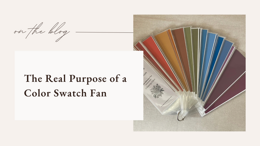 The Real Purpose of a Color Swatch Fan