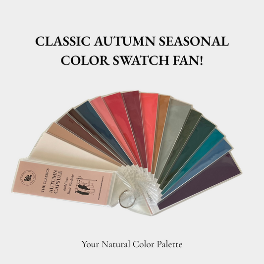 Autumn Color Swatch Fan