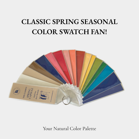 Spring Color Swatch Fan