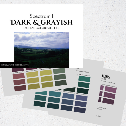 Spectrum I - Dark and Grayish Digital Color Palette